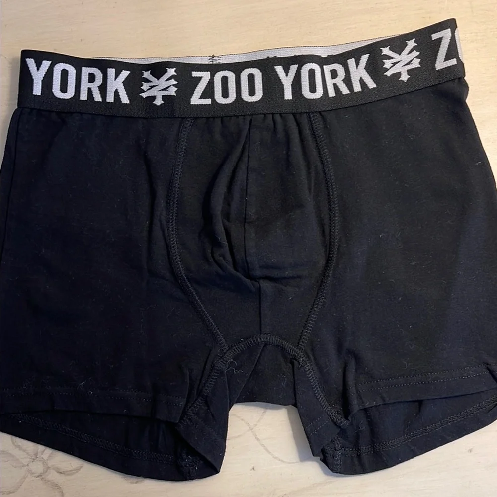 Zoo York Black Boxer Briefs with Elastic Waistband